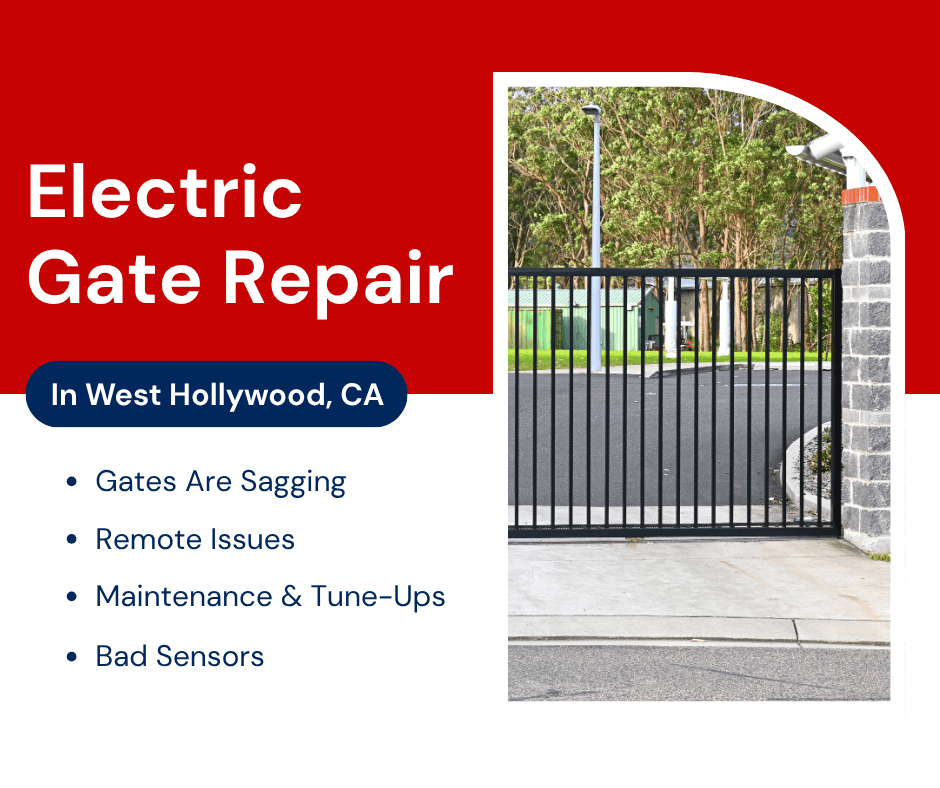 Electric Gate Repair In West Hollywood, CA